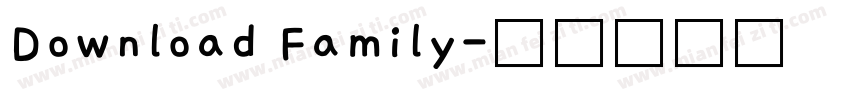 Download Family字体转换